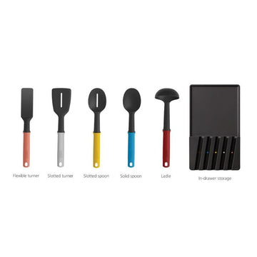 Joseph Joseph Elevate Utensils Store 5-Piece Utensil Set - Multicolour